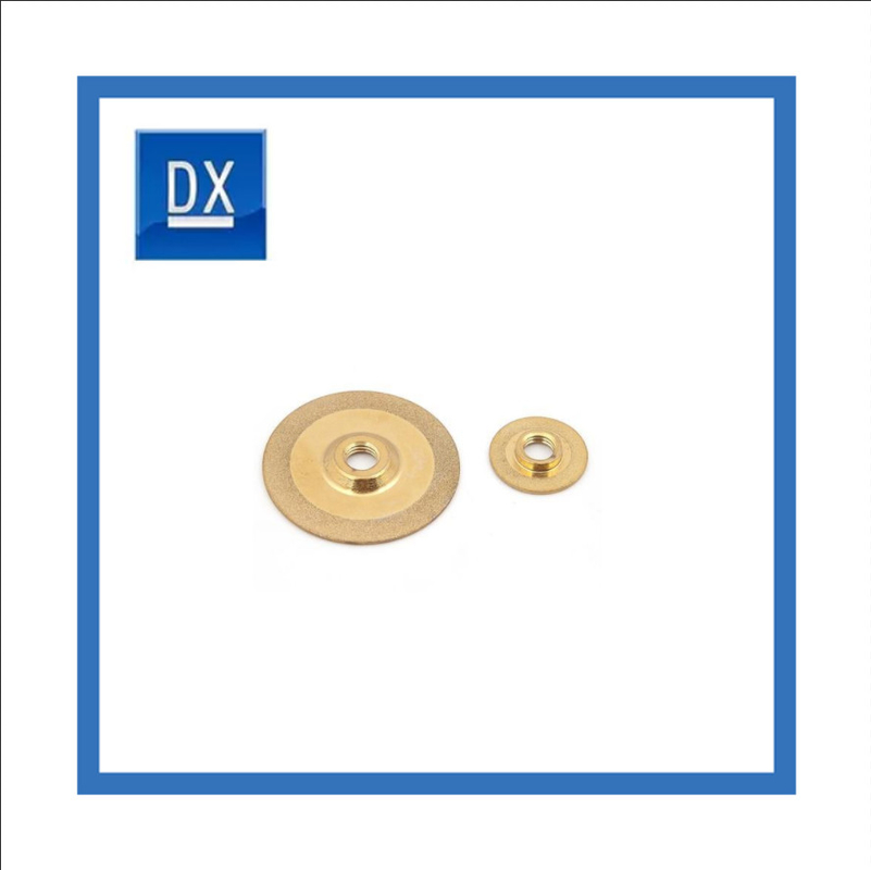 Diamond grinding tool disc hardness 30-40 Rockwell machined parts.