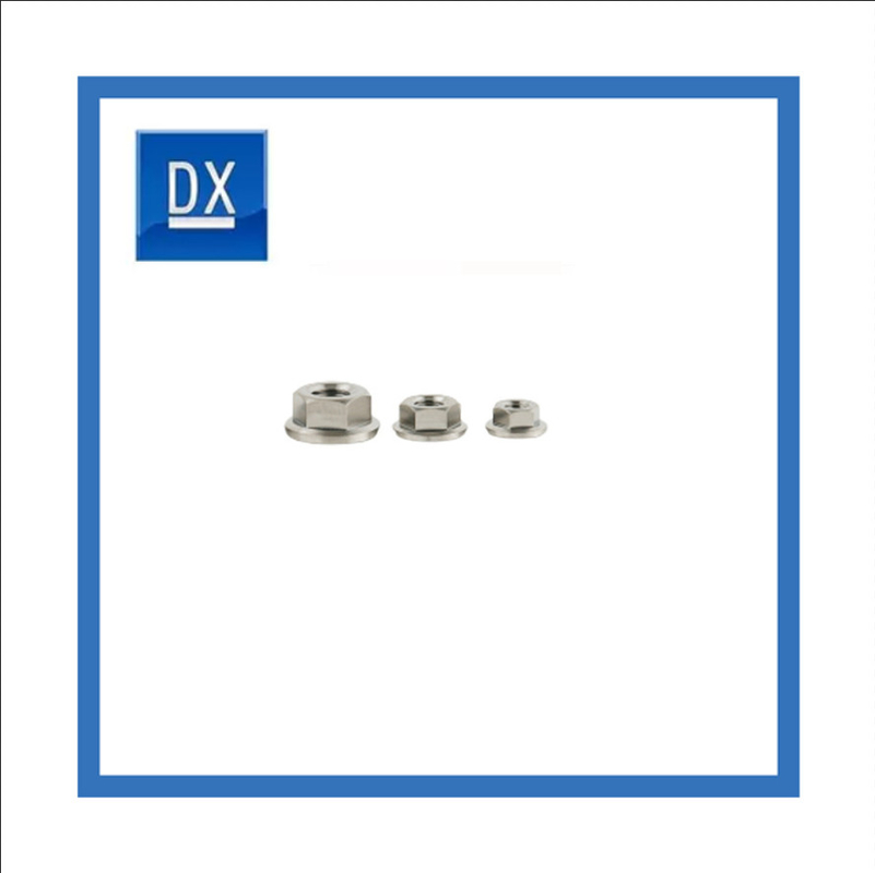 Hydrogen Titanium Nuts And Bolts Flange Face Flat Nut