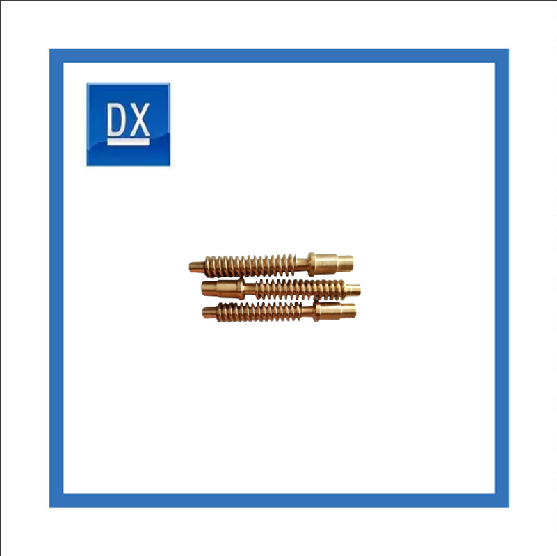 Bronze Auto Electric Seat Worm Gear Parts With Overall Carburizing Treatment