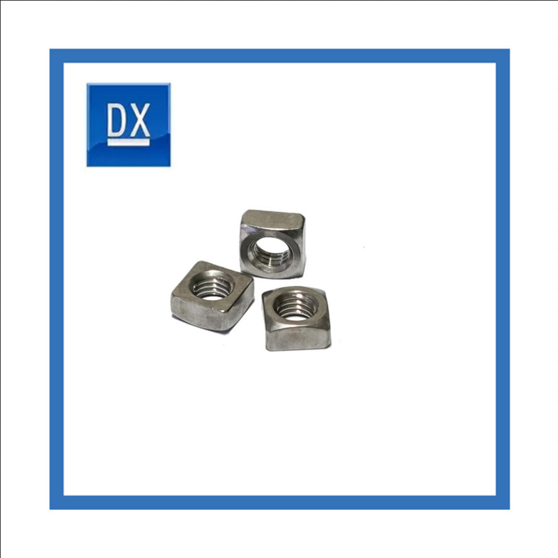 Hot Dip Galvanized M24 Square Welding Nut DIN557 For Pharmaceutical Machinery