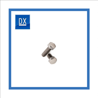 Nickel Plating TA2 Titanium Nuts And Bolts , Outer Hexagon Titanium Bicycle Bolts