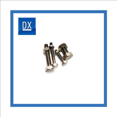 TA10 Titanium Nuts And Bolts , Hexagonal Bolt And Nut Compressor Valve Accessories