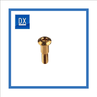 Grade 8.8 10.9 12.9 High strength Gold PVD Coating Titanium bolts for boats
