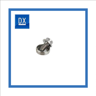 TC4 Titanium Bicycle Screws Silver Plated Square Hole