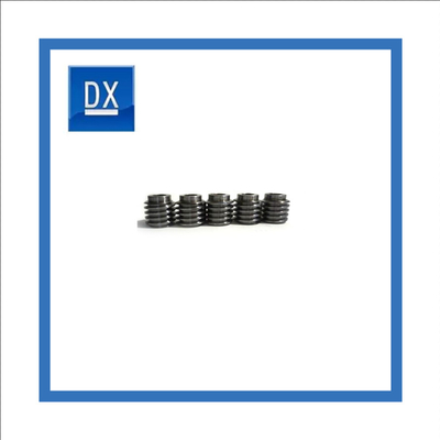 Stainless steel oxidation blackened double lead inch short transmission worm