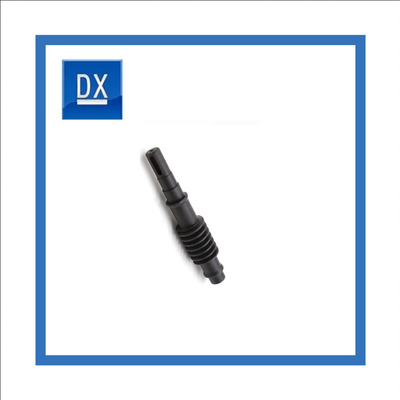 6063 Aluminium Worm Gear Parts Black Electrophoretic Paint