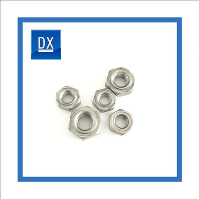 M4 Hexagon M16 Steel Zinc Plated Class 4.8 Spot Weld Nuts